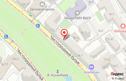 Кофейня Кофе пью на Чистопрудном бульваре на карте