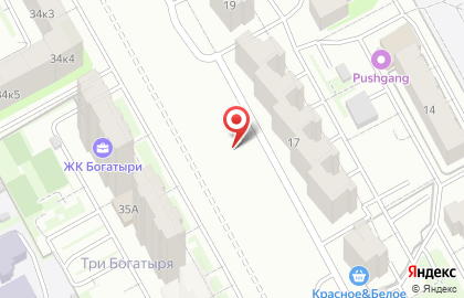 Автостоянка в Кургане на карте