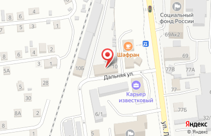 Техно-Сервис на Дальней улице на карте