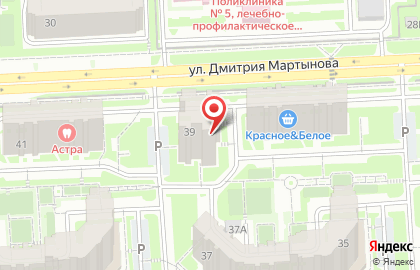 Торгово-ремонтная фирма Торгово-ремонтная фирма на улице Дмитрия Мартынова на карте