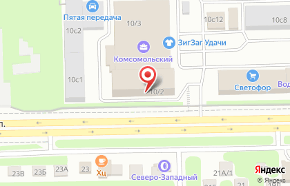 Торговая фирма Калипсо на Комсомольском проспекте на карте