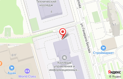 Московский колледж управления, гостиничного бизнеса и информационных технологий на карте