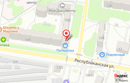 Продовольственный магазин АДВАРП на карте