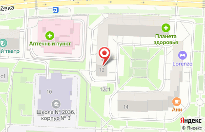 Центр физической культуры и спорта Восточного административного округа г. Москвы в Москве на карте