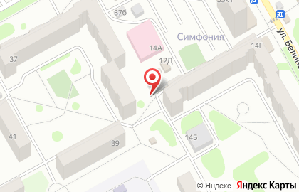 Киоск по продаже печатной продукции Лига-Пресс в Центральном районе на карте