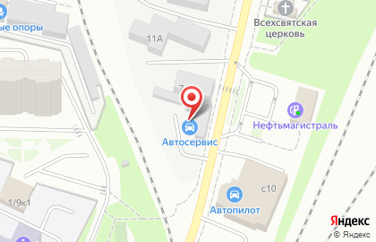 Автотехцентр в Москве на карте