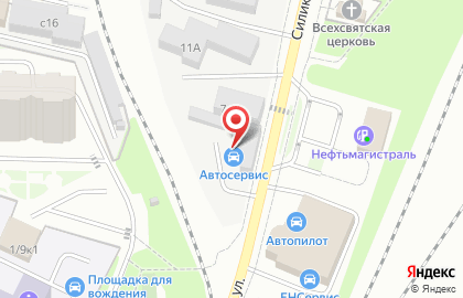 Автотехцентр в Москве на карте