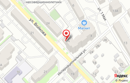 Магазин Красное & Белое на улице 1 Мая на карте