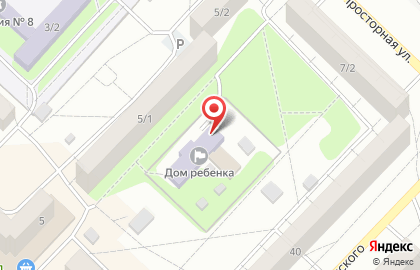 Оренбургский областной дом ребенка на карте