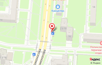 Салон ЦветНовТорг на улице Ломоносова на карте