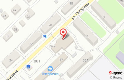 ТЦ Феникс на улице Гагарина на карте