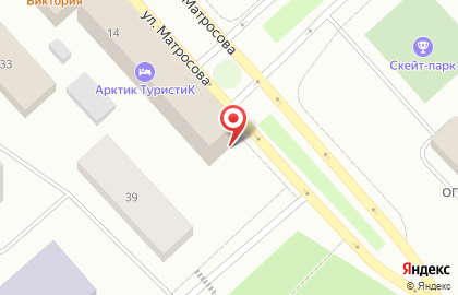 Политическая партия Единая Россия на улице Матросова на карте