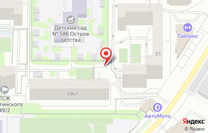 Автостоянка в Екатеринбурге на карте