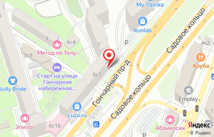 Магазин цветов в Москве на карте