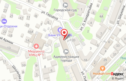 Управление образования Администрации Туапсинского района на улице Победы на карте