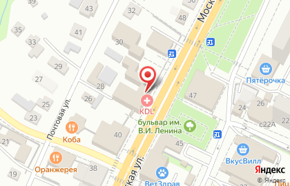 Стоматологическая клиника БриллиДент на Московской улице на карте