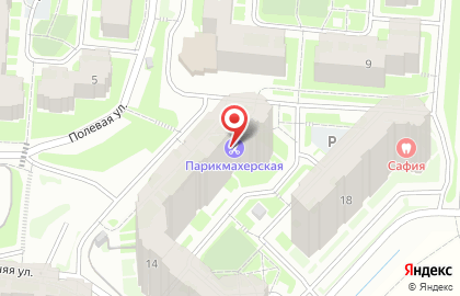 Парикмахерская в Санкт-Петербурге на карте