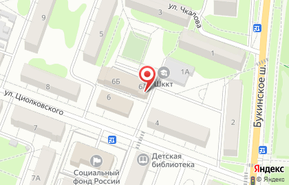 Салон красоты Ангелина на улице Циолковского на карте