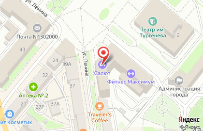 Гостиничный комплекс Салют в Советском районе на карте