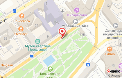 Динамо на улице Ленина на карте