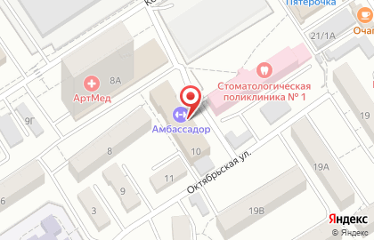Фитнес-клуб Амбассадор на Кемеровской улице на карте
