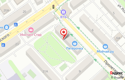 Стиррем-Сервис на Пролетарской улице на карте