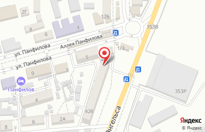 Многофункциональный центр Мои документы на улице Панфилова на карте