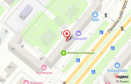 Улица гобеленов в Новых Черёмушках на карте