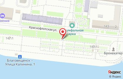 Первомайский на Краснофлотской улице на карте