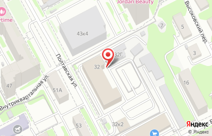 Торгово-сервисный центр Kolobox на Полтавской улице на карте