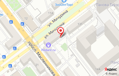 Туристическое агентство ТУРбина на проспекте Масленникова на карте