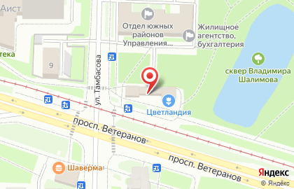 Кофейня Стрелец в Красносельском районе на карте