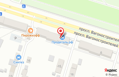 Страховое агентство Polifinance на проспекте Вагоностроителей на карте