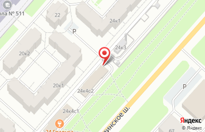 Супермаркет Магнит на Колпинском шоссе на карте