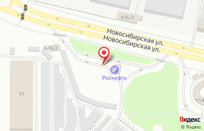 СТО Роснефть на улице Чебышёва на карте