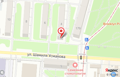 Мясной магазин Йола маркет на улице Шамиля Усманова, 4 на карте