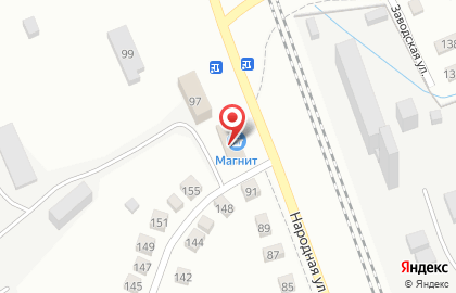 Гипермаркет Магнит в Волгограде на карте