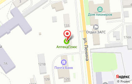 Микрокредитная компания Центрофинанс на улице Ленина на карте