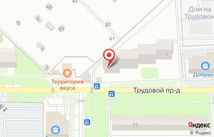 Магазин товаров для сада и огорода Фазенда в Трудовом проезде на карте
