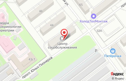 Комплексный центр социального обслуживания населения Самарского округа в Самаре на карте