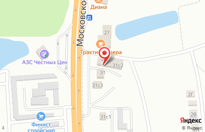 Придорожный комплекс Жигули на Московском шоссе на карте