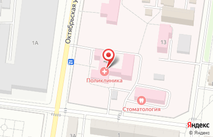 Аптечный пункт МосОблМедсервис на Октябрьской улице на карте