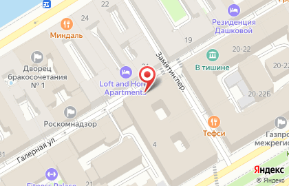 Профсоюз работников негосударственных организаций безопасности Законность и Правопорядок в Адмиралтейском районе на карте