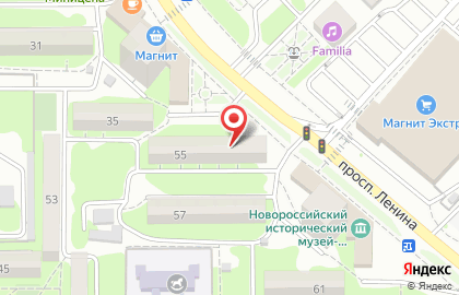 Магазин Дом ткани на проспекте Ленина на карте