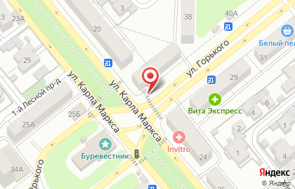 Киоск по продаже печатной продукции Роспечать на улице Горького, 38в киоск на карте