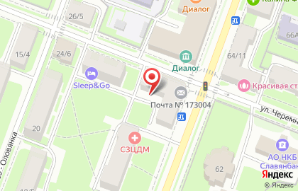 Арт-мастерская Арлекин на Большой Московской улице на карте
