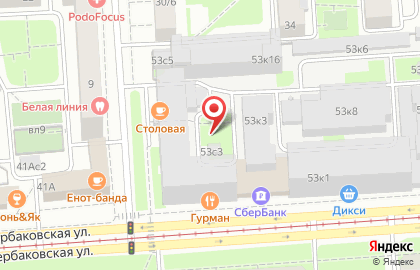 Строительная компания Констил на Щербаковской улице на карте