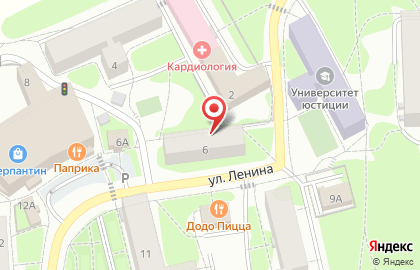 Аптека ВИТРУМ на улице Ленина на карте