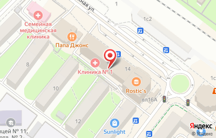 РИДА на Московской улице на карте