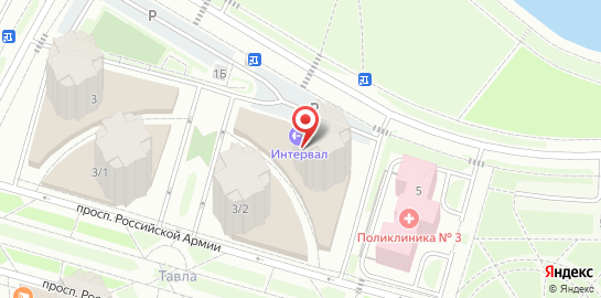 Центр стоматологии в Юбилейном на карте